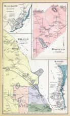 Milton, Milton Mills Town, Middleton, Milton Town, New Hampshire State Atlas 1892